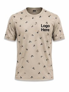 เสื้อยืดแขนสั้นสำหรับผู้ชายพิมพ์ลายพรางแบบแห้งเร็วคอกลมสำหรับใส่ทั่วไปเสื้อผ้าลำลองผ้าโพลีเอสเตอร์แบบถัก - Product Image 2