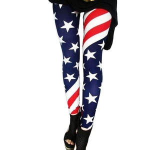 Leggings classiques à taille haute, respirants et à séchage rapide, imprimés par transfert thermique, taille élastique, pour la gym, le fitness, le yoga, pour femmes, RICHTALK - Product Image 4