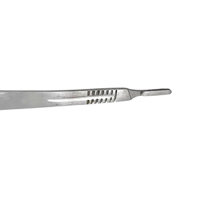 Cuchilla de bisturí de acero inoxidable personalizable con mango, instrumento quirúrgico manual, suministro al por mayor, calidad profesional - Product Image 2