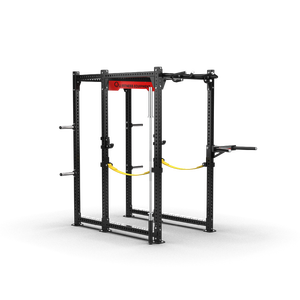Pro Commercial Gym QLI QPR265 Heavy Duty Steel Power Rack Weightlifting Squat Cage Full-Body Workout Strength Training Wooden - Product Image 1
