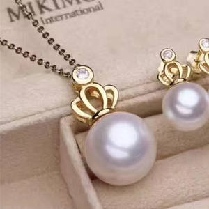 สร้อยคอเงินแท้ S925 ดีไซน์เรียบหรู ประดับมุกน้ำจืดทรงหัวใจ พร้อมจี้รูปหัวใจ สร้อยคอไข่มุก - Product Image 2