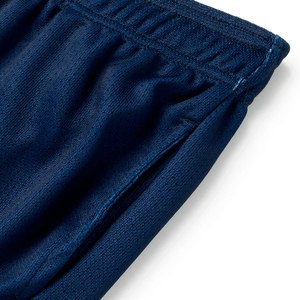 Shorts pour homme bleu marine à séchage rapide avec cordon de serrage, couleur unie, décontracté, taille mi-haute, en tissu polyester - Product Image 4