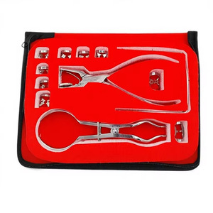 Kit de Instrumentos Dentales de Endodoncia: Grapa, Marco, Punzón, Pinzas, Herramientas Manuales Quirúrgicas Dentales de Acero Inoxidable - Product Image 4