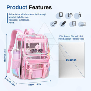 Customized Logo High Quality Pvc <b>Backpacks</b> <b>Waterproof</b> Pvc <b>Backpacks</b> Online Sale Pvc <b>Backpacks</b> - Product Image 3