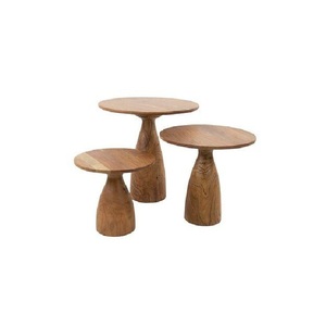 Modern Wooden Coffee <b>Table</b> With Tapered Base Handmade Midcentury Living Room Furniture Side <b>Table</b> <b>Vintage</b> Desgin - Product Image 4