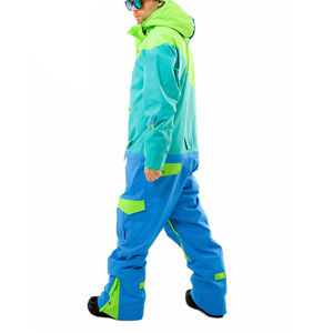 Traje de esquí para hombre de talla grande, a prueba de viento, impermeable, para snowboard, chaqueta y pantalón, ropa exterior ligera de primera calidad, venta al por mayor y personalizado. - Product Image 3