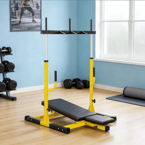 Máquina de prensa de piernas vertical ajustable para gimnasio en casa - Product Image 6