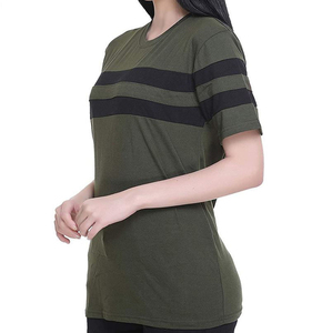 T-shirts basiques 100 % coton pour femmes, débardeurs décontractés, hauts de sport ajustés pour filles, t-shirts slim fit - Product Image 4