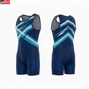 Uniformes de lucha libre OEM ODM para hombre, con marca personalizada, tela de alta elasticidad, para atletas profesionales. - Product Image 1