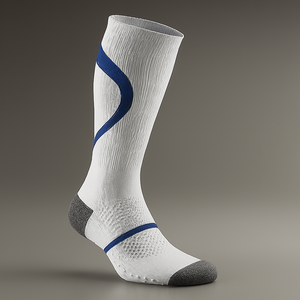 Chaussettes pour hommes jetables en coton respirant, non tissées, personnalisées avec logo, de haute qualité, imprimées, bicolores, pour l'été, à compression - Product Image 2