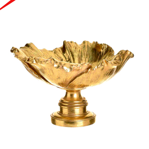 Frutero Metálico de Lujo Ecológico, Decoración para Fiestas de Ramadán y Eid, Tazones para Postre, Tazón para Servir Pulido, Estilo Moderno - Product Image 1