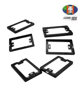 แผ่นปิดผนังแบบเจาะสายไฟเดี่ยว LONGNEW Custom OEM ผลิตจากพลาสติก พร้อมช่องเปิดสำหรับแปรงปัดฝุ่น - Product Image 2