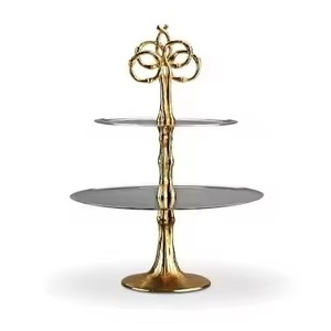 <b>Buffet</b> Ready Metal Cake Stand Cake Display Stand Dessert Serving Tray Party <b>Table</b> Decoration - Product Image 5