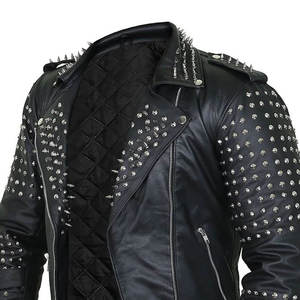 Men's <b>Brown</b> Fashion <b>Leather</b> <b>Jacket</b> Motorcycle Racing Original Sheep <b>Leather</b> <b>Jacket</b> for Motorbike Boys Fashion Riding - Product Image 3