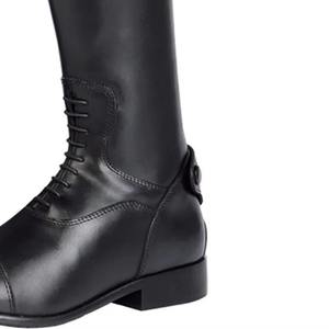 Bota de Montar para Caballo, de Cuero Sintético de Color Sólido, Protección Completa para Montar a Caballo - Product Image 5