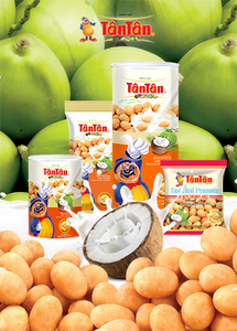 Arachides enrobées de lait de coco au goût de noix de coco croustillantes et sucrées pour les collations, l'usage quotidien et la distribution au détail - Product Image 4