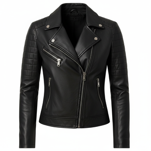 Chaqueta Varsity de Invierno para Mujer, Tejida en Lana/Nylon, Transpirable, Impermeable, Ecológica, Mangas Completas, Cuello Desmontable para Forro - Product Image 1