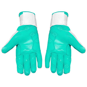 Gants de frappeur en cuir SAAR INDUSTRIES SI-BG-QN27, ambidextres, fermeture auto-agrippante, support de poignet durable, couleur personnalisable - Product Image 3