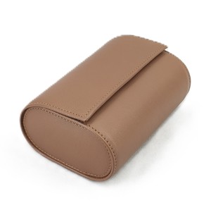 Boîtes à montres pour hommes en cuir véritable, housses de protection pour bagages de voyage sécurisés, accessoires faits à la main, cadeaux haut de gamme, étiquette personnalisée, logo, bijoux - Product Image 1