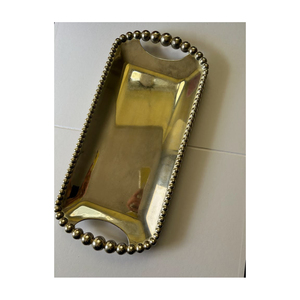 Customized <b>Stainless</b> <b>Steel</b> Serving <b>Tray</b> Stylish New Arrival Decorative Food Snack Dessert Tea Coffee <b>Tray</b> For Home Hotel Use - Product Image 4