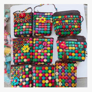 Sac fourre-tout en coquille de noix de coco du Vietnam pour femmes, mode naturelle unique - Product Image 6