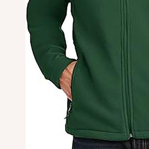 แจ็คเก็ตลำลองผู้ชายผ้าฝ้ายโพลีเอสเตอร์แขนยาวสีทึบสำหรับใส่ออกกำลังกาย - Product Image 4