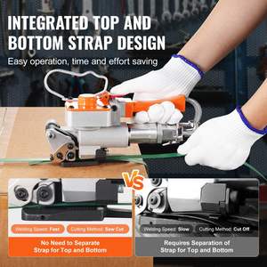 Strumento di reggiatura pneumatico portatile per 1/2 "3/4" macchina per PET efficiente - Product Image 4