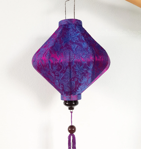 Authentic Vietnamese Hoi An <b>Lantern</b> Handmade <b>Bamboo</b> Frame Silk Fabric Decorative <b>Lantern</b> for Home Decoration - Product Image 1