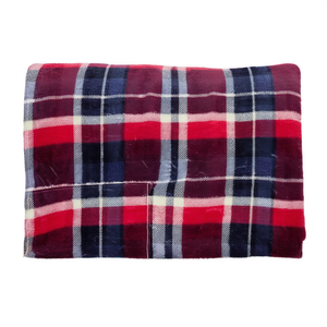 Luxury 1000 GSM Raschel Baby Blanket Soft Warm Double-Layer Flannel Fleece Plaid Pattern Thick and Comfortable for <b>Winter</b> Use - Product Image 2