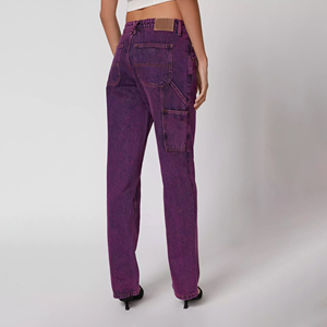 Venta Directa de Fábrica 2026 Jeans de Mezclilla Holgados de Cintura Alta para Mujer, Pantalones Vaqueros Anchos para Damas, Servicio OEM ODM - Product Image 4