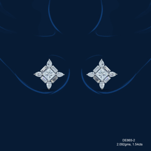 Wholesale Supply Handcrafted 14k Rose Gold Plated Lab Grown Pear Cut Diamond <b>Stud</b> <b>Earrings</b> for Women Everyday Wear Fine Jewelry - Product Image 1