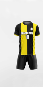 Soccer Jersey Kit Match Uniform Men's Shorts And T-Shirt Set Youth Designer Football Outfit Breathable Sportswear Uniform - Product Image 3