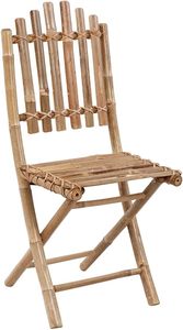 Outdoor Garden Bamboo <b>Dining</b> <b>Chair</b> Portable Wedding Event Hotel Eco-Friendly Handmade Natural <b>Folding</b> Contemporary Design - Product Image 3