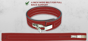 Ceinture à dégagement rapide professionnelle pour la musculation, le powerlifting, la bodybuilding et l'entraînement de performance - Product Image 2