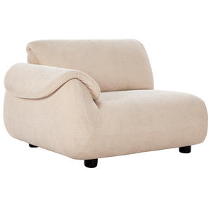 Sofá Seccional Curvo de Lujo Zeki, Tapizado en Tela Premium, Sofá de Esquina Moderno para Sala de Estar, Sofá para Vestíbulo de Hotel - Product Image 3