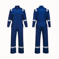 Combinaison de travail de sécurité pour électriciens, personnalisée, antistatique, imperméable, résistante aux acides, mélange de polyester et de coton, unisexe, manches longues, haute visibilité