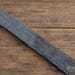 Lame vierge en acier Damas faite à la main, pointe tombante, motif ondulé, épaisseur 0,5 mm, 10x2 cm, pour la fabrication et le forgeage de couteaux personnalisés - Product Image 2