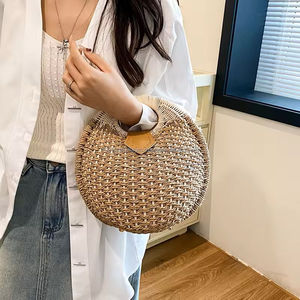 กระเป๋าชายหาดหญ้าทะเลเป็นมิตรกับสิ่งแวดล้อมกระเป๋าโท้ทผ้าทอแบบพรีเมี่ยมทำด้วยมือสำหรับการเดินทางขายปลีกขายส่งซัพพลายเออร์พร้อมใช้จากเวียดนาม - Product Image 5