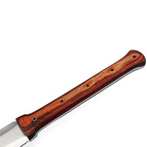 Heavy Duty Bowie Knife Custom Fixed Blade Hunting Tool with Ergonomic Handle for <b>Outdoor</b> Camping Hiking Bushcraft Activities - Product Image 4