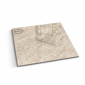 Diseño moderno 60x60 Superficie brillante Azulejos amarillos de cuerpo completo Azulejos de porcelana para pisos y paredes con diseño de mármol para sala de estar - Product Image 5