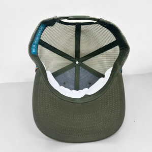 Casquettes de camionneur unisexes Injae Vina personnalisées avec patch tissé, respirantes, imperméables, ajustables, pour la chasse/la pêche en plein air, casquettes de pêche à 6 panneaux - Product Image 5