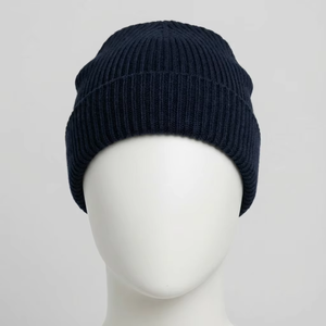 Gorro de Punto Personalizado al por Mayor, 30% Lana, 70% Fibra, con Logotipo Personalizado, Color Negro y Rojo, con un Solo Borde, para Invierno - Product Image 1