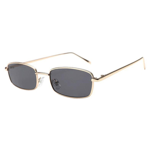 Square Metal UV400 Sunglasses Full Rim % UV Protection Trendy Fashion Unisex <b>Eyewear</b> - Product Image 2