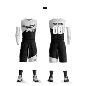 ชุดบาสเก็ตบอลสั่งทำขายส่ง/ชุดทีมบาสเก็ตบอล เสื้อเจอร์ซีย์และกางเกงขาสั้น ชุดยูนิฟอร์มบาสเก็ตบอล - Product Image 1