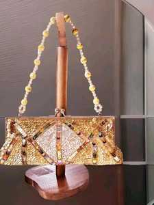 Luxury Women's Embroidery bag Handbag jewelry bag Friendly Light <b>Weight</b> Evening Party Events Accessories and packaging - Product Image 2