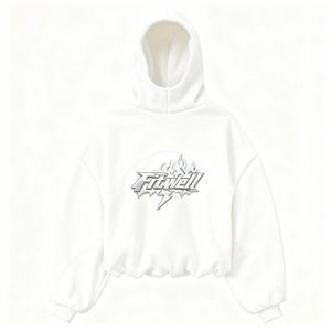 Sudadera con Capucha Extra Grande Personalizada Fly Fit International, Unisex, Color Beige, Logotipo Estampado en Relieve en la Parte Delantera, Manga Regular, Felpa Francesa, Invierno - Product Image 6