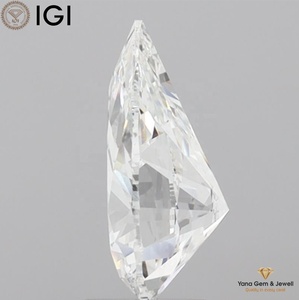 Diamant de laboratoire CVD certifié IGI, couleur E, clarté VVS1, 4,01 carats, forme poire, idéal pour une bague de fiançailles - Product Image 4