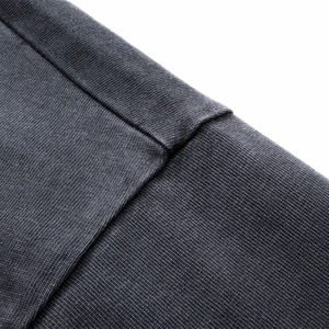 Camisetas de manga larga con efecto desgastado para hombre, estilo vintage, de algodón lavado, doble capa, estilo hip hop, lisas, para hombre. - Product Image 5