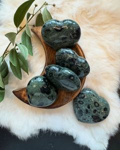 Piedra Natural de Kambaba Jasper, Corazón Hinchado, Cristal Curativo Pulido, Piedra Preciosa, Reiki, Chakra, Piedra Energética PARA EL Amor y La Decoración del Hogar - Product Image 1