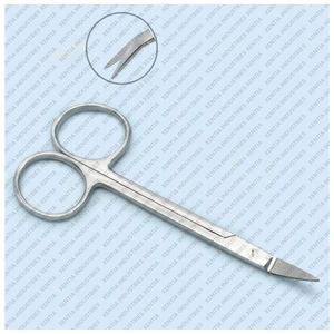 Tijeras Quirúrgicas Oftálmicas Reutilizables Wilmer Converse Premium de 4 Pulgadas, Anguladas para Cirugía Ocular - Product Image 5